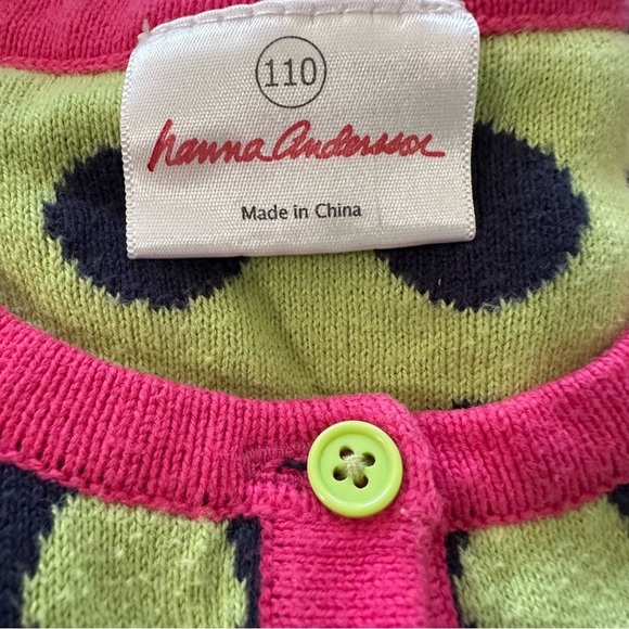 Hanna Andersson Blue Black Puff Sleeve Sundress - Picture 3 of 3